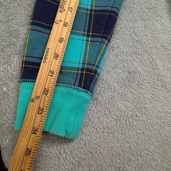 Lands End Serious Sweats Hooded Plaid Robe Belted Cozy Loungewear Size S - Picture 13 of 14